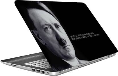 imbue Hitler Quote High Quality Vinyl Reusable Laptop Skin Compatible for 15.6 inch