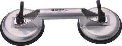Harden Professional Aluminium Alloy Twin Suction Plate Cups Holder, Twin Claw Head Cup Lever Tool