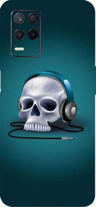 Mclaxa Skull Music Head Mobile Back Skin., Skull Music Head, Narzo 30 5G Mobile Skin