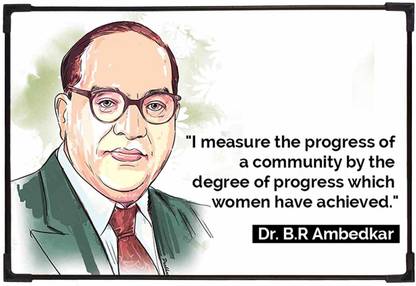 FURNATO Home Decor | UV Coated MDF Dr. BR Ambedkar Picture Painting Digital Reprint 9 inch x 6 inch Painting
