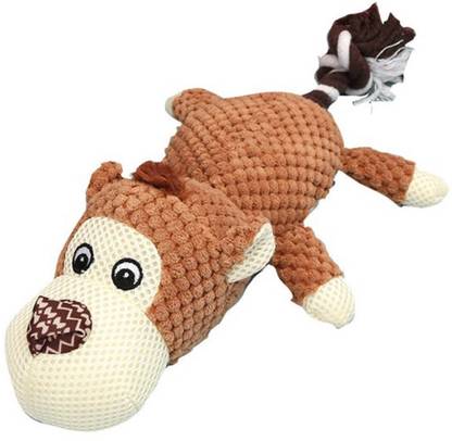 Emily Pets Monkey Shape Toy Large Dog Toy Teddy Cat Toy Ball Bite Resistance Cotton Chew Toy For Dog