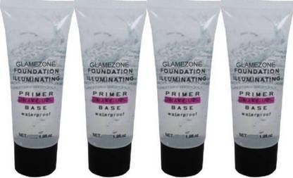 Glamezone Foundation illuminating waterproof primer make-up base Pack 4 Primer - 200 g