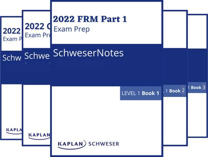 2022 FRM Part 1 Kaplan Schweser Study Package (Set Of 5 Books)