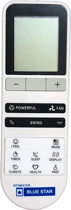 PP BLUESTAR AC 227.SEND OLD REMOTE PHOTO AT 9822247789 WHATSAPP FOR VERIFICATION COMPATIBLE TO BLUESTAR Remote Controller
