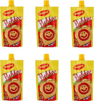 Maggi TOMATO SAUCE PICHKOO - 540G PACK OF 6 (90G X 6) Ketchup