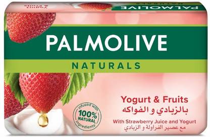 Palmolive Naturals Bar Soap with Yoghurt and Fruits- 170gm ( pack of 6 )