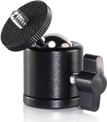 POZUB Tripod Ball Head with 1/4" Screw Bracket Phone Holder Mount Adapter for Camera Tripod Ball Head, Tripod Clamp, Tripod Bracket, Tripod Kit, Monopod, Monopod Kit, Tripod