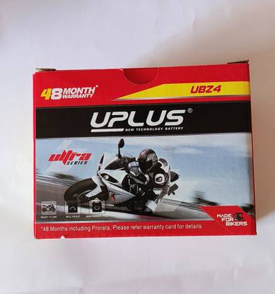 UPLUS UBZ4 (TWO WHEELER BATTERY) 3 Ah Battery for Bike