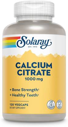 Solaray Calcium Citrate Capsules (1000 mg) 120 Count