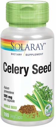 Solaray Celery Seed, 505 mg, 100 Count