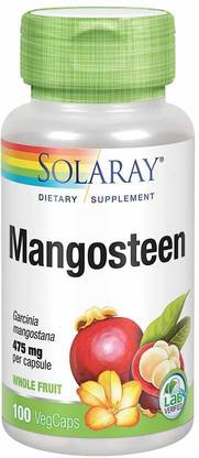 Solaray Mangosteen, 100 Caps 475 mg