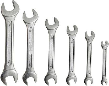 Hyderon Double Open end Spanner Wrench 6 pcs set Double Sided Open End Wrench