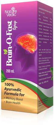 Nature Vedic Brain O Fast- Brain Booster Ayurvedic Supplement With Brahmi & Shankhpushpi