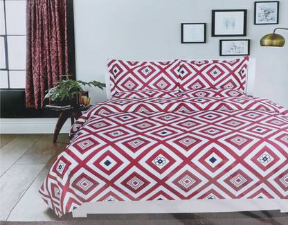 ARCH FAB Pvt Ltd Cotton King Flat 210 TC Floral Bedsheet