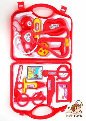 NVF TOYS Doctor Play Set with Foldable Suitcase, Doctor Set Toy Game Party & Fun Board Game