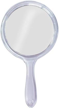 Fortune Pearl Make up hand Mirror for women double sided Round portable mirror for make up