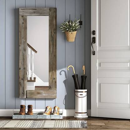 Balaji Furniture Full Length Dressing Mirror | Standing Mirror Full Length|Long Mirror Wall Mount Solid Wood Dressing Table