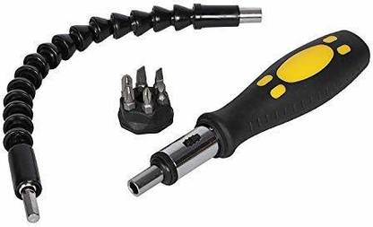 CONAVA Snake Bit Drill Extender with Bonus Bits Screwdriver