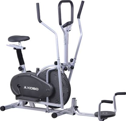 KOBO Cross Trainer Multi Function 4 in 1 Upright Cycle (IMPORTED) Dual-Action Stationary Exercise Bike