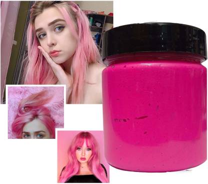 GFSU - GO FOR SOMETHING UNIQUE New Washable Pink Hair Color Wax , Pink