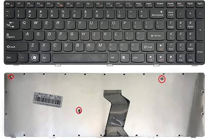 Aykait Lenovo IdeaPad Z570 V570 B570 B570A B570G B575 V570C Laptop Keyboard Replacement Key