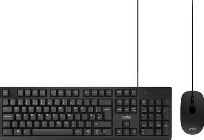 artis C33 USB Keyboard and Mouse Combo Wired USB Standard Desktop Keyboard Compatible with Desktop, Laptop, Mac