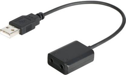 BOYA EA2L 3.5mm Microphone to USB Adapter Cable with headphone jack USB Adapter