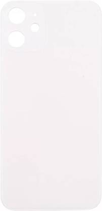 celfixindia APPLE IPHONE 12 BACK WHITE COLOUR GLASS REPLACEMENT WITH ADHESIVE GLUE Back Panel