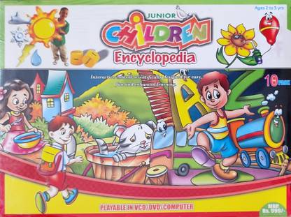JUNIOR CHILDREN'S ENCYCLOPEDIA CD SET , SET OF 10 EDUCATIONAL CDs ALPHABET & COUNTING, PRE SCHOOL ESSENTIALS, GENERAL KNOWLEDGE, ANIMATED RHYMES, MORAL STORIES, RHYMES ON FRUITS & VEGETABLES, AMAZING FCTS, MULTIPLICATION TABLES, PICTURE DICTIONARY & ADVENTURES OF MOGLI .