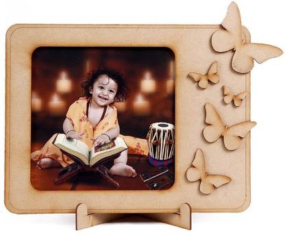 SK Fashion Hub Wood Table Photo Frame