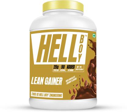 Hell Boy Lean Gainer 3 Kg(Chocolate) Weight Gainers/Mass Gainers