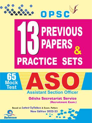 Opsc Aso 13 Previous Paper With Practice Sets (65 Mock Tests) For Assistant Section Officer Exam Book