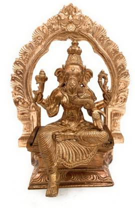Bhunes Bronze Vinayaki | Vainayaki | Gajanani | Vighneshvari | Ganeshani Decorative Showpiece  -  21 cm