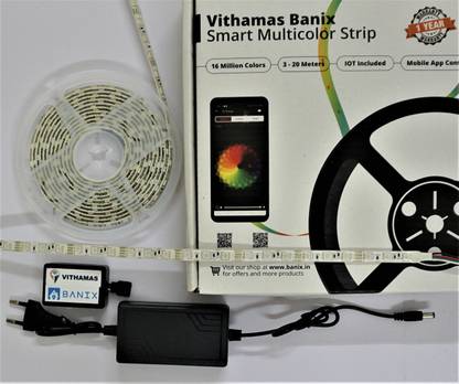 Banix Vithamas 5 Meters 300 LEDs Smart Multicolor LED Strip Light ( Economic ) Light Strip