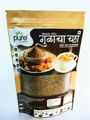 Pure by nature Jaggery Tea Premix Tea Pouch