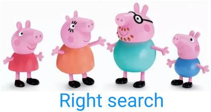 RIGHT SEARCH 4 PCS PEPPA PIG TOY SET-10