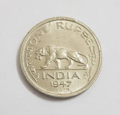 Eforest Rare 1 R s 1947 British India UNC Coin Medieval Coin Collection