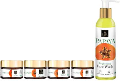 GOOD VIBES Papaya Skin Care Combo (Set of 5)