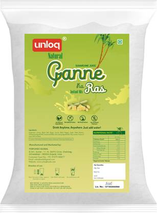 unloq Ganne Ka Ras (Sugarcane Juice) Instant Drink Mix Powder | 100% Natural