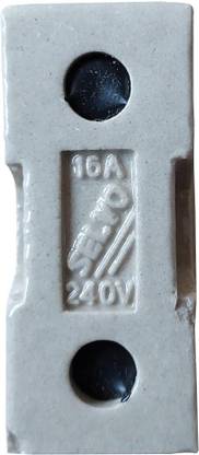 Selvo Fuse 16 Amp 240 Volt AC Porcelain Fuse Unit (KITKAT FUSE) Electrical Fuse
