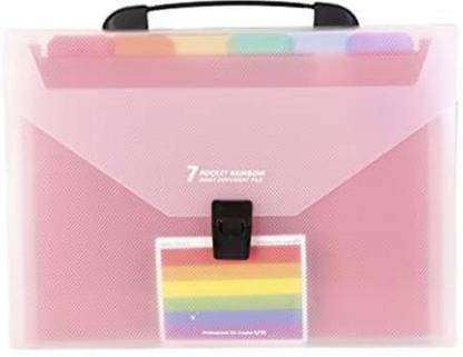 vepson Plastic, File Folder Document Organizer,File Paper Letter Storage Case Folder A4