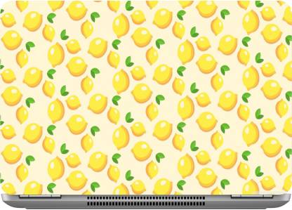 imbue Lemons Laptop Skin decal 15.6 X 10.3 Inches Digital Quality Digital Quality Vinyl Laptop Decal 15.6