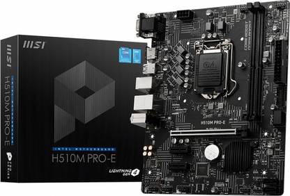 MSI H510 M PRO-E LGA 1200Socket ATX Intel H610 Chipset DDR4 Motherboard for Desktop