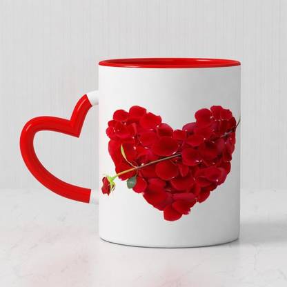 TTP 1313 HEART MUG Ceramic Coffee Mug