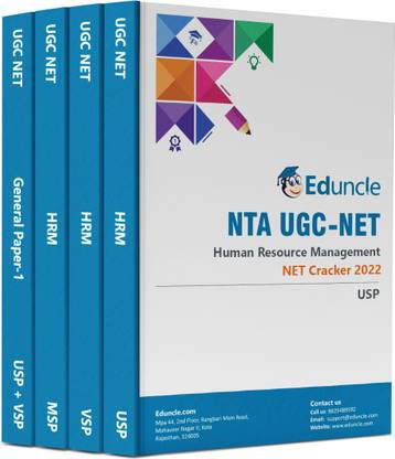 NTA UGC NET Human Resource Management / Labour Welfare Cracker (Complete Test Series For Paper 1 & 2) By Eduncle 2022