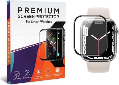 LUXURATE Tempered Glass Guard for Apple Watch Series 7 45 mm