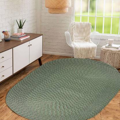 Light Green Cotton Carpet