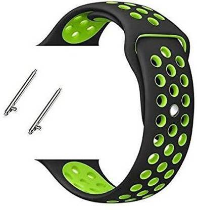 Gadgetzilla Sports Style Liquid Silicone Nike Watch Strap/Band Compatible with Amazfit Bip U/Amazfit Bip Lite/Amazfit GTS 1/2 / 2e / Mini Smart Watch Strap