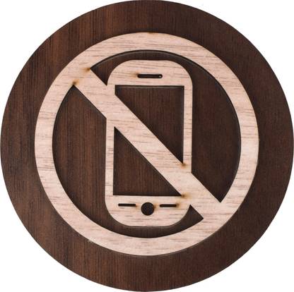 GLNRM 30.48 cm Office supplies sunboard no Mobile Phone not Allowed Sign Board Reusable Sticker