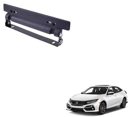 SEMAPHORE Car Auto License Plates Frame Holder Black For Honda Civic Car Number Plate